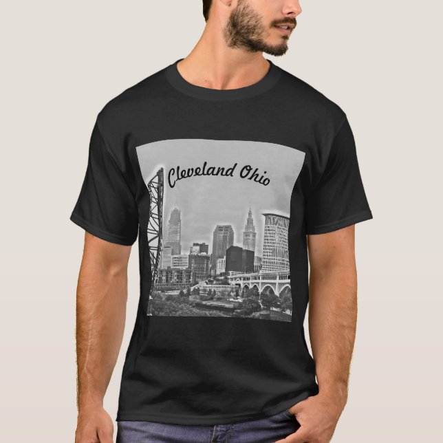 River View BW Cleveland T-Shirt (Front)