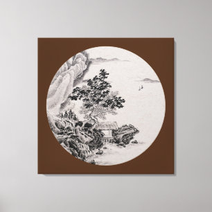 River View - Vintage Canvas Print