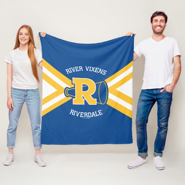 River Vixens Cheer Uniform Fleece Blanket (In Situ)