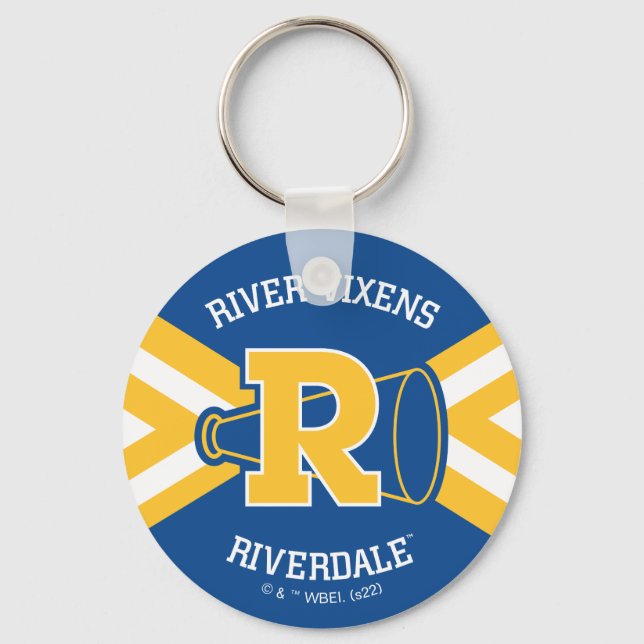 River Vixens Cheer Uniform Key Ring (Front)