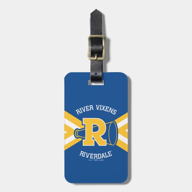 River Vixens Cheer Uniform Luggage Tag (Front Vertical)