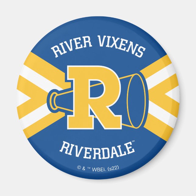 River Vixens Cheer Uniform Magnet (Front)