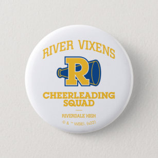 River Vixens Cheerleading Squad 6 Cm Round Badge