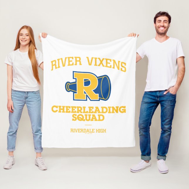 River Vixens Cheerleading Squad Fleece Blanket (In Situ)