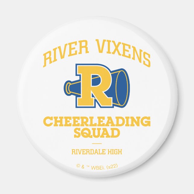 River Vixens Cheerleading Squad Magnet (Front)