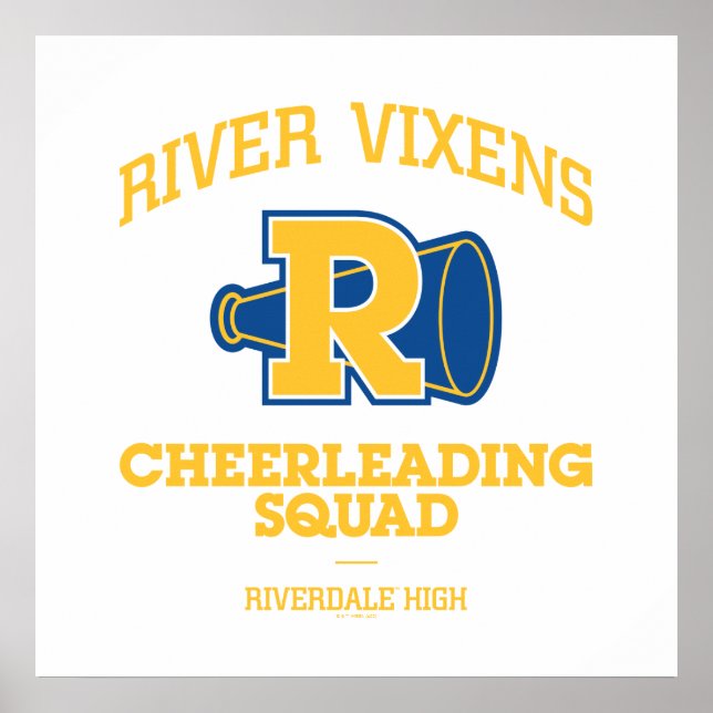 River Vixens Cheerleading Squad Poster (Front)