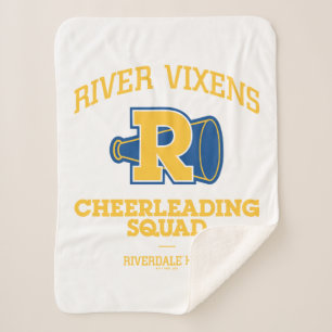 River Vixens Cheerleading Squad Sherpa Blanket