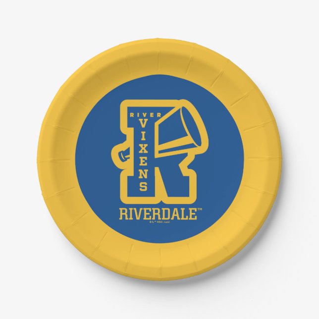 River Vixens Letterman Paper Plate (Front)