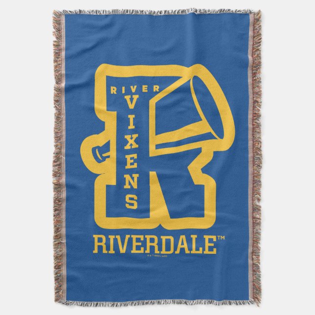River Vixens Letterman Throw Blanket (Front Vertical)