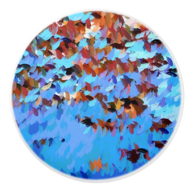 RIVER WATER  CERAMIC KNOB (Front)