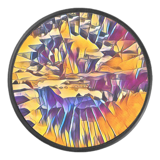 RIVER WATER    HOCKEY PUCK (Front)