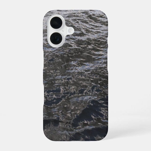 River Water iPhone 16 Case (Back)