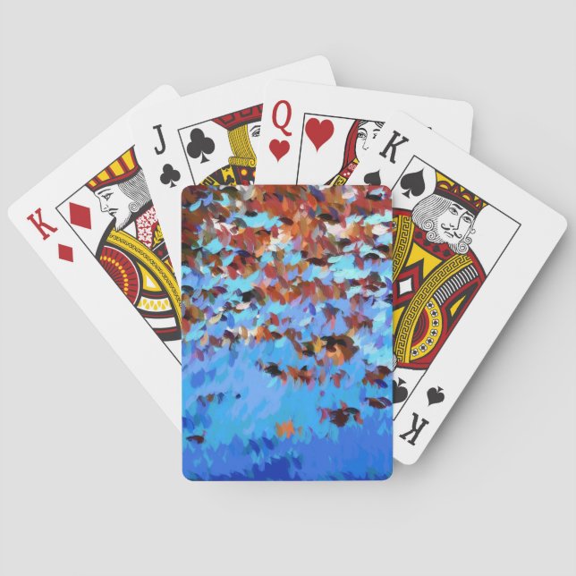 RIVER WATER  PLAYING CARDS (Back)