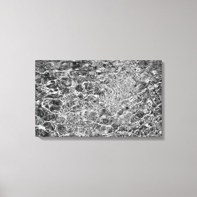 River Water Ripples Canvas Print (Front)
