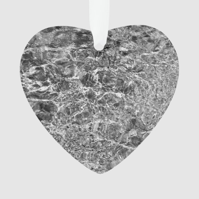 River Water Ripples Ornament (Front)