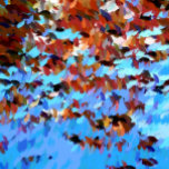 RIVER WATER TILE<br><div class="desc">An abstract art design of trees reflected on river water.</div>