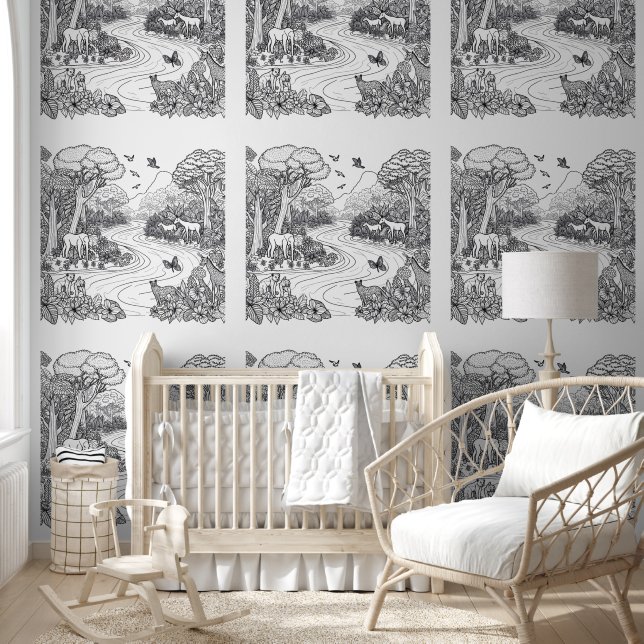 River Wildlife Colouring Kids Wallpaper (Kids)