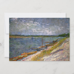 River with Rowing Boats by Vincent van Gogh