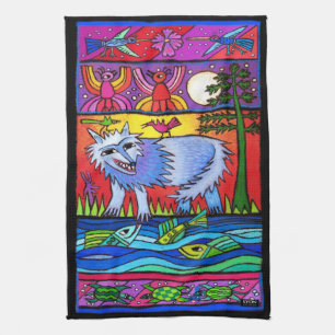 RIVER WOLF TEA TOWEL