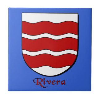 Rivera Family Shield Tile
