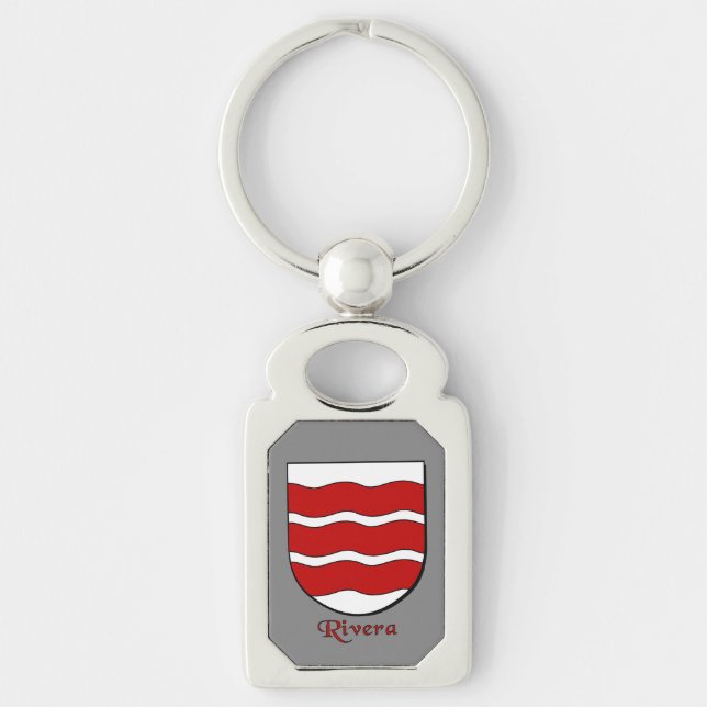 Rivera Historical Shield Key Ring (Front)