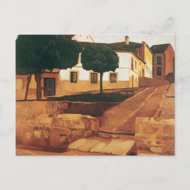 Rivera’s “Street in Avila” postcard (Front)