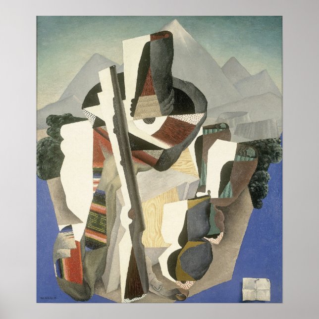 Rivera’s “Zapata-style Landscape” art poster (Front)