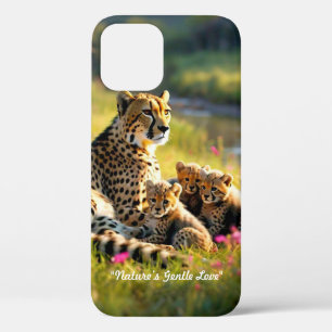 "Riverbank Cheetah Encounter" iPhone 12 Case