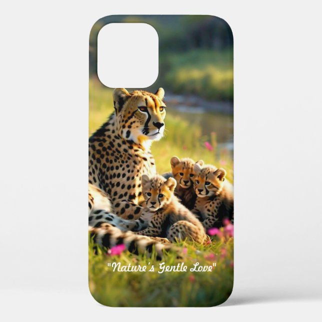 "Riverbank Cheetah Encounter" Case-Mate iPhone Case (Back)