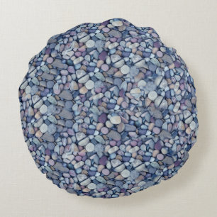 Riverbed decor round cushion