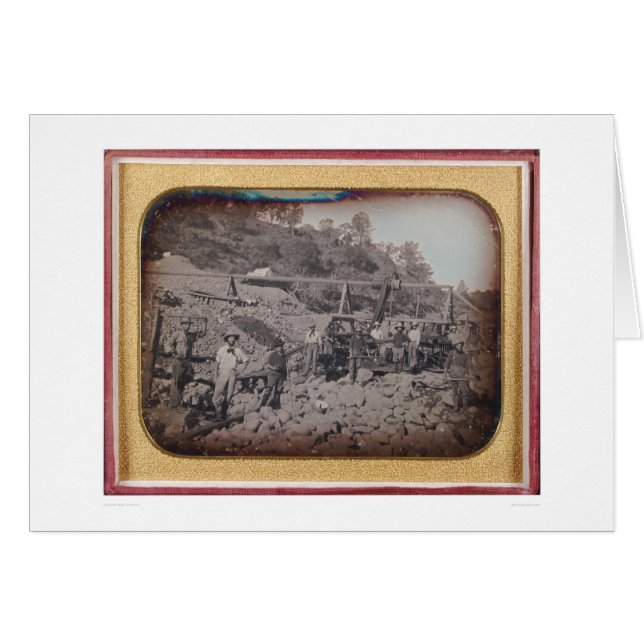 Riverbed mining scene...  (40069) (Front Horizontal)