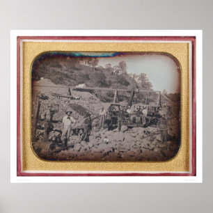 Riverbed mining scene...  (40069) poster