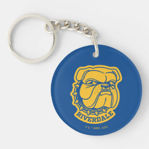 Riverdale Bulldog Head Key Ring