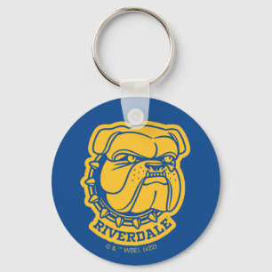 Riverdale Bulldog Head Key Ring