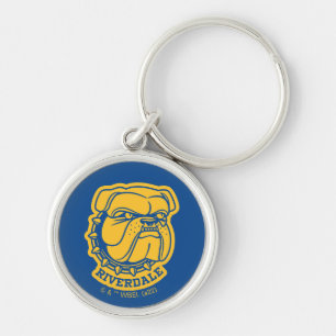 Riverdale Bulldog Head Key Ring