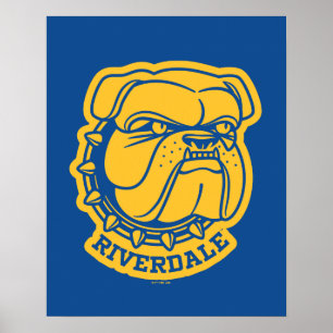 Riverdale Bulldog Head Poster
