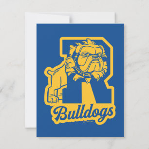 Riverdale Bulldogs Letterman Card