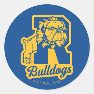 Riverdale Bulldogs Letterman Classic Round Sticker