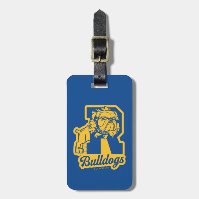 Riverdale Bulldogs Letterman Luggage Tag (Front Vertical)