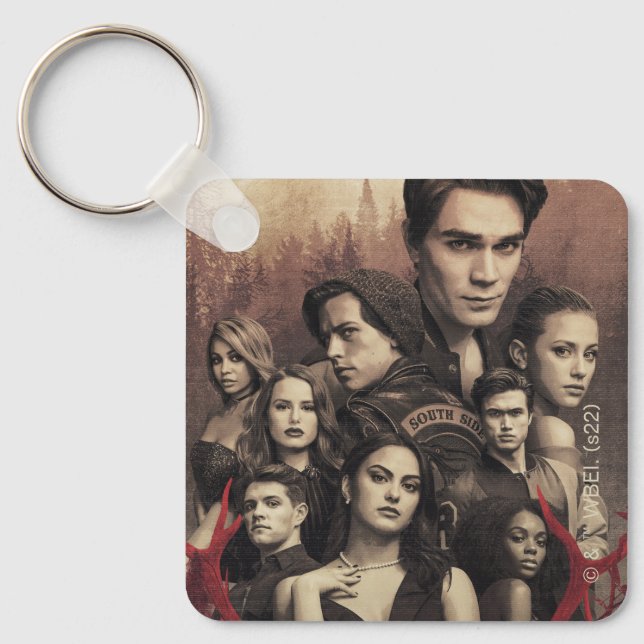 Riverdale Deer Skull Poster Key Ring (Front)