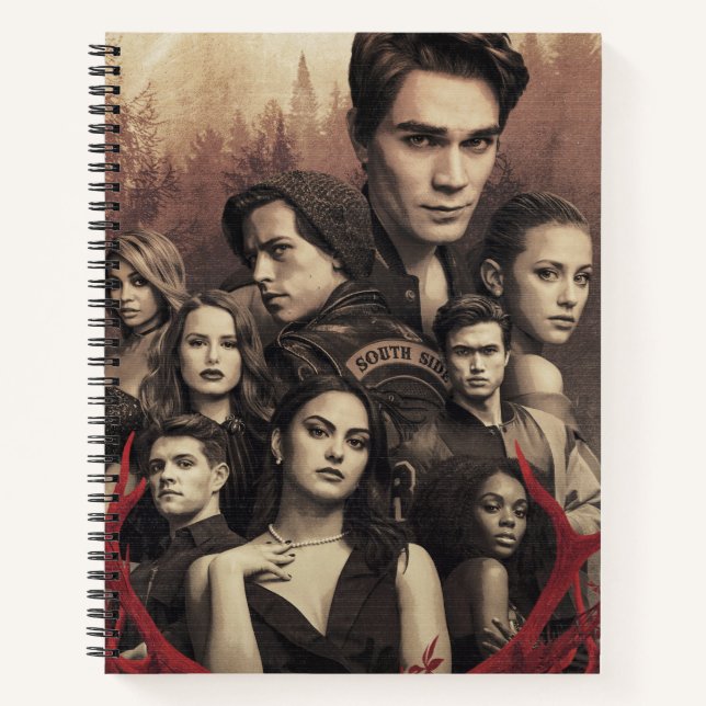 Riverdale Deer Skull Poster Notebook (Front)