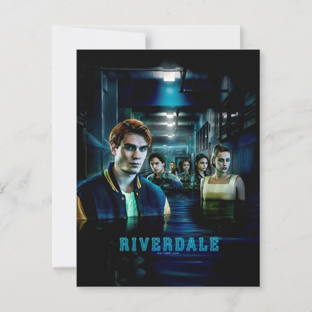 Riverdale Flooded Hallway Poster Card (Front)