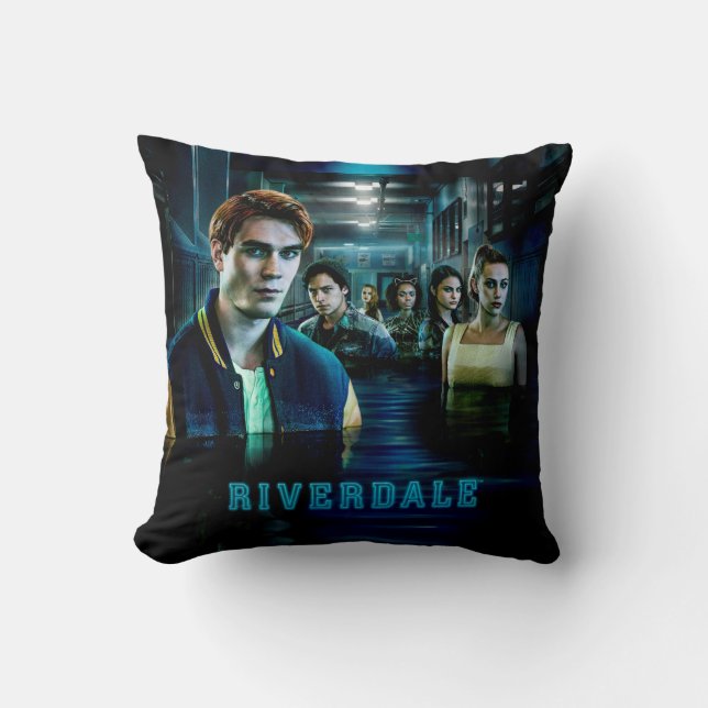 Riverdale Flooded Hallway Poster Cushion (Front)