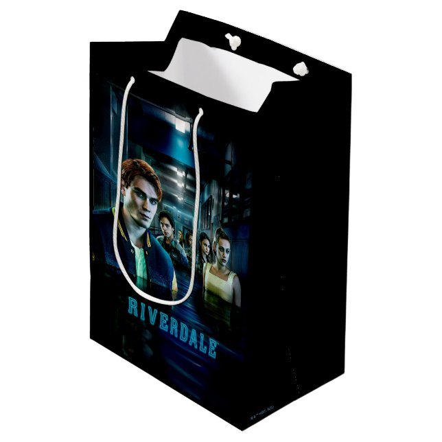 Riverdale Flooded Hallway Poster Medium Gift Bag (Front Angled)