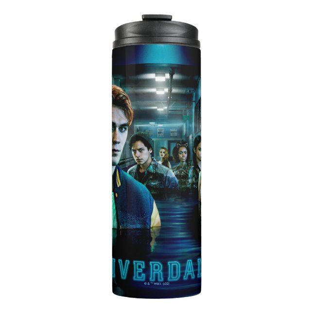 Riverdale Flooded Hallway Poster Thermal Tumbler (Front)