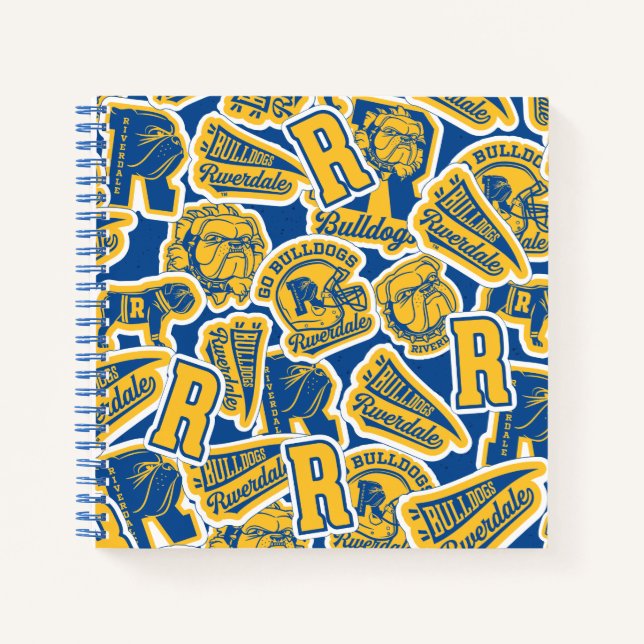 Riverdale Football and Cheer Pattern Notebook (Front)