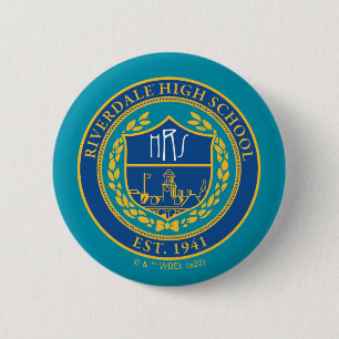 Riverdale High School Seal 6 Cm Round Badge