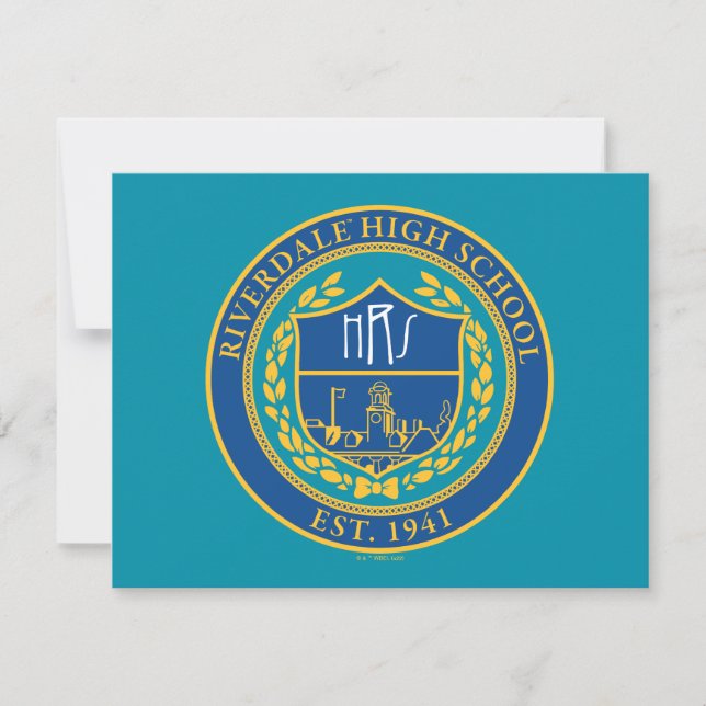 Riverdale High School Seal Card (Front)