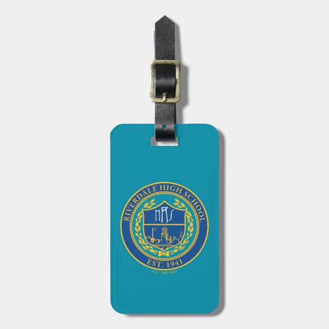 Riverdale High School Seal Luggage Tag (Front Vertical)