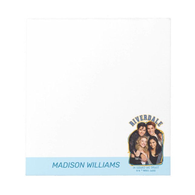 Riverdale - In Squad We Trust Notepad (Front)